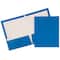 JAM Paper Primary Glossy Laminated Two Pocket Folders, 6ct.